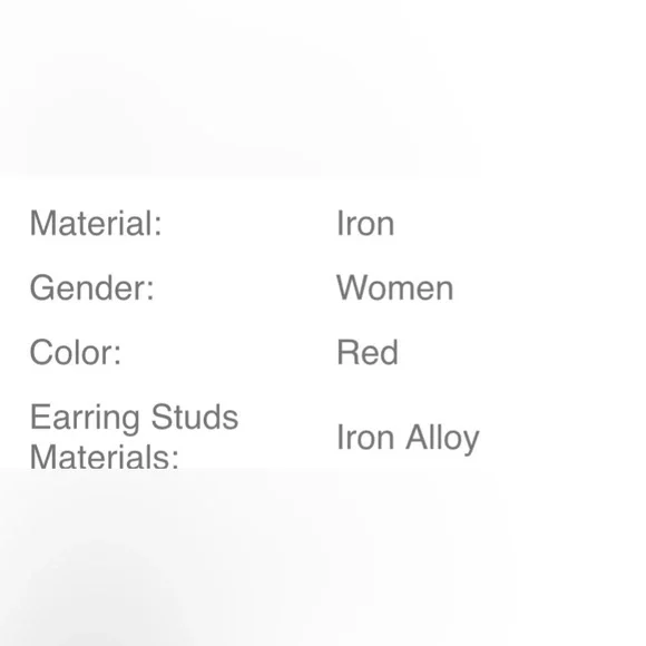 RED BOW PEARL DROP FASHION EARRINGS - Picture 6 of 7